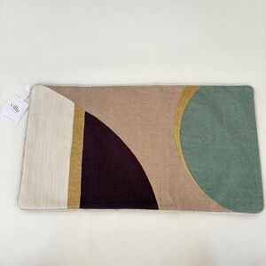 Villa Classic‎ Home Portia Pillow Cover 14"x26" Pottery Barn Linen Gold Tan NWT